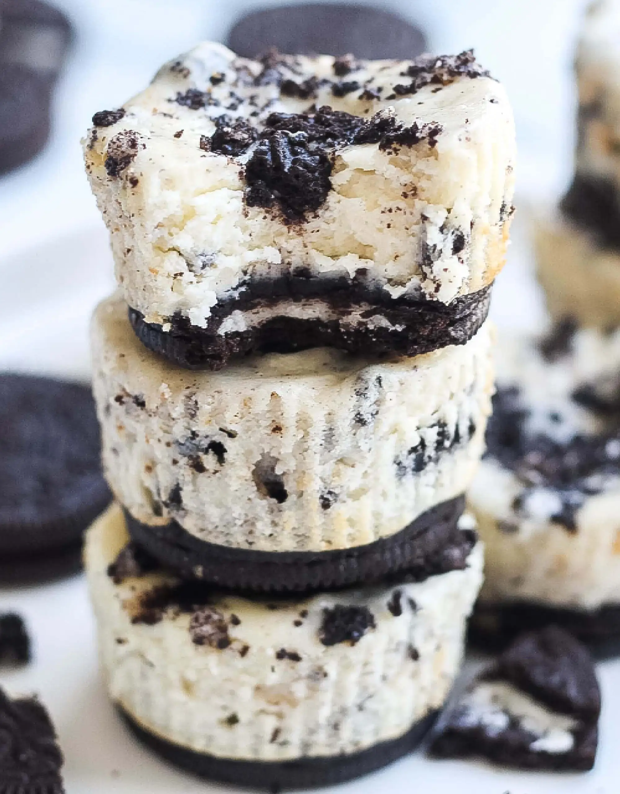 Mini Oreo Cheesecakes