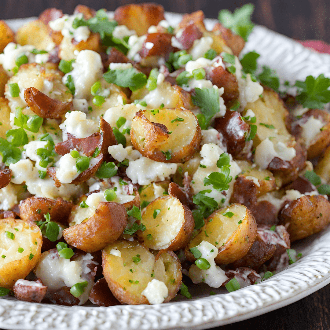Crispy Smashed Potato Salad Recipe