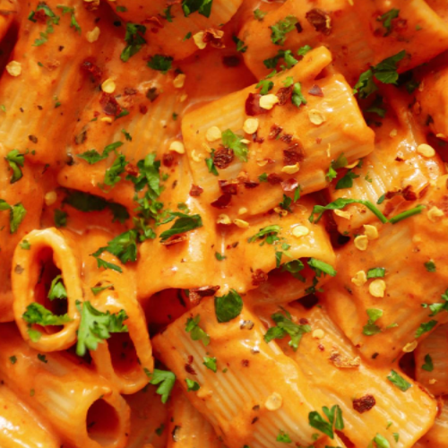 Hadid’s Creamy Vodka Pasta