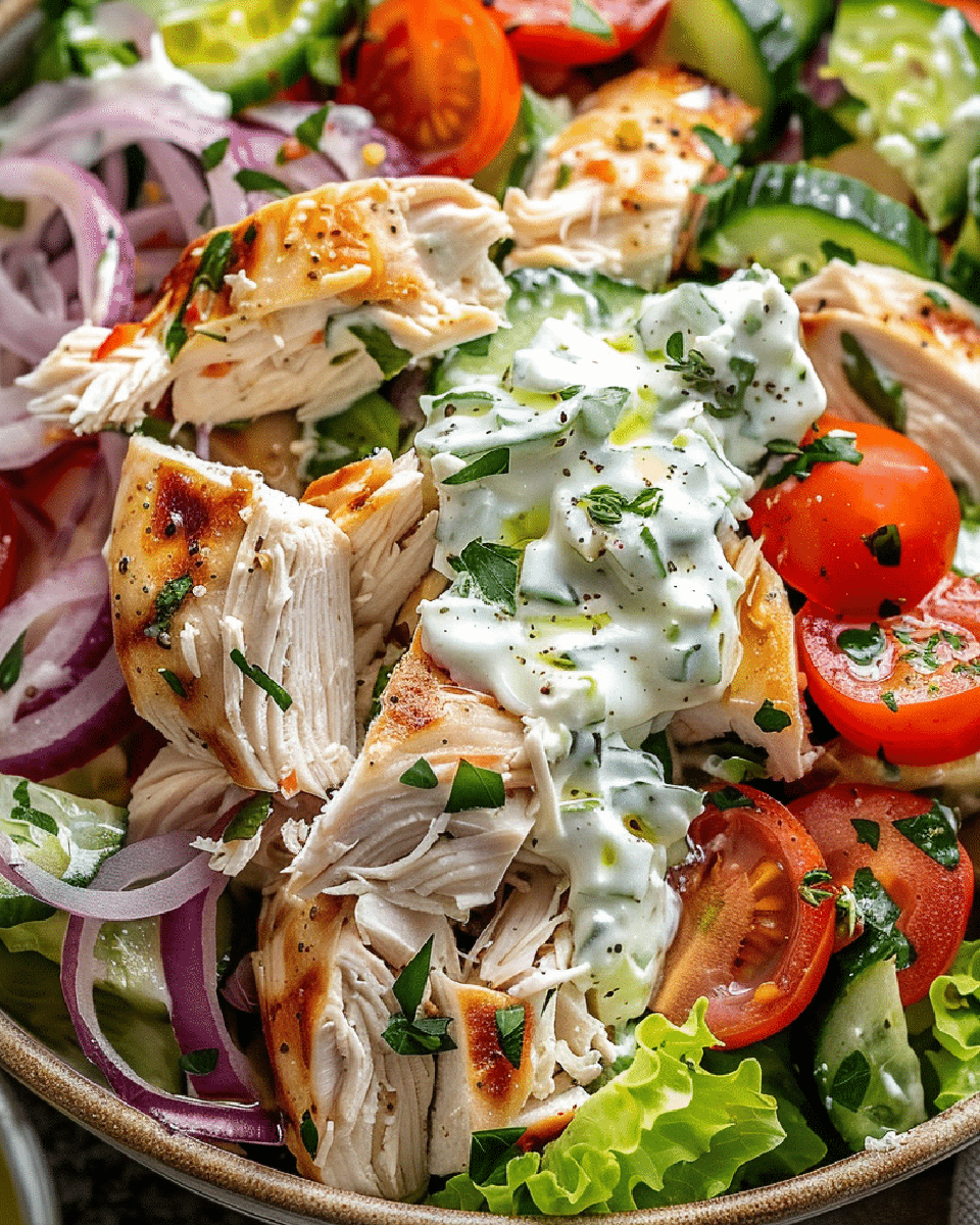 Tzatziki Chicken Salad