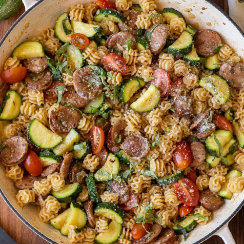 Chicken Zucchini Pasta Skillet