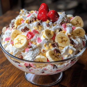Banana Split Fluff Salad