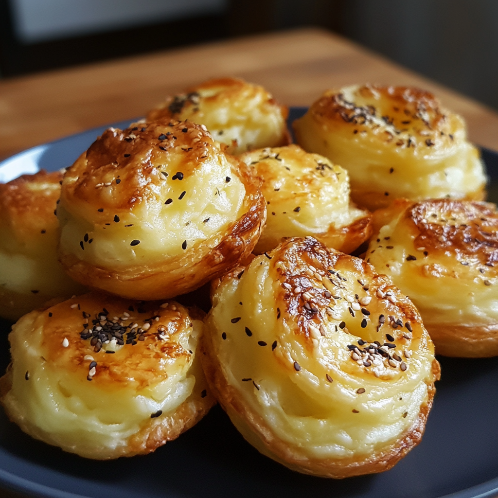 Creamy Potato Puffs with Cheese Delight