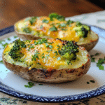 Broccoli and Cheddar Twice-Baked Potatoes